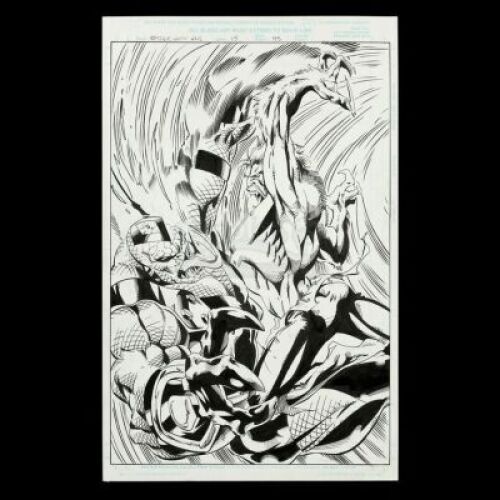 Lot # 512: Spider-Man Unlimited #15 p.49 Splash