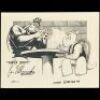 Lot # 525: The Tick and Cerebus Poker Sketch (Unpublished)