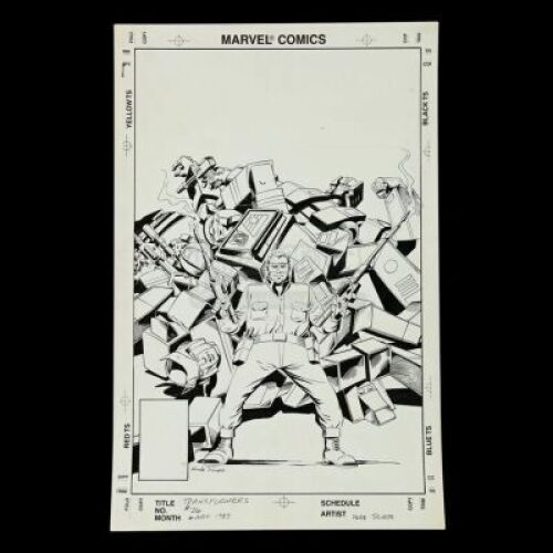 Lot # 527: Transformers #26 Cover (Mechanic's First Appearance)