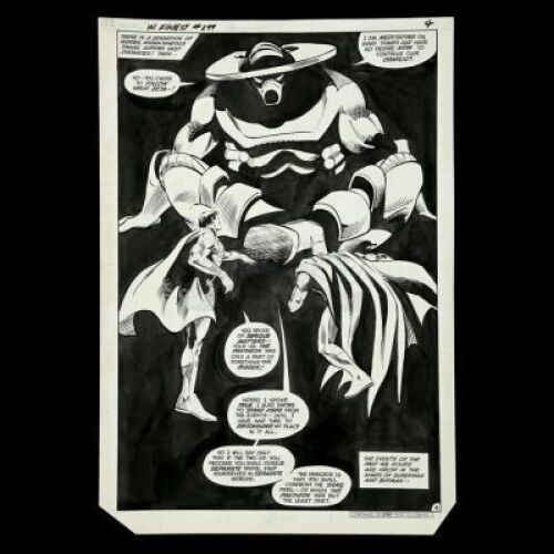 Lot # 534: World's Finest #299 p.4 Splash