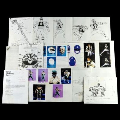 Lot # 596: Power Rangers Toys Reference Material