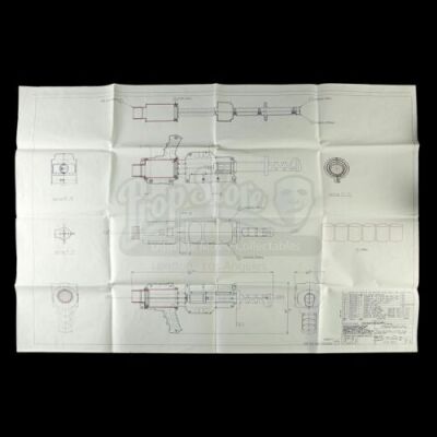 Lot # 617: "Ghostbuster's Pop Gun" CAD Print