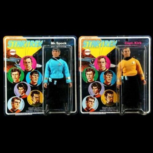 Lot # 633: Capt. Kirk and Mr. Spock Series 1 Figures