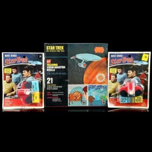 Lot # 638: Star Trek Talking View-Master Reels and Two Movie Viewers