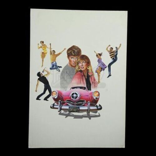 GREASE 2 (1982) - Chris Achilleos Hand-Painted Competition Poster Artwork