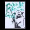 Lot #3 - STAR WARS - Yoda 'Street Art' Poster - Green Writing, 2011