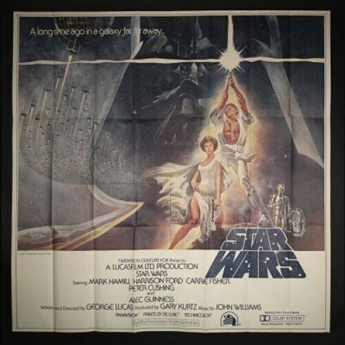 Lot #10 - STAR WARS: A NEW HOPE (1977) - US / International Style A Six Sheet, 1977
