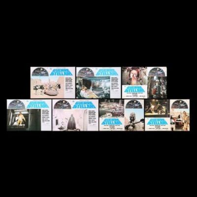 Lot #14 - STAR WARS: A NEW HOPE (1977) - Seven Italian Photobustas, 1977