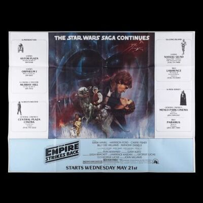 Lot #19 - STAR WARS: THE EMPIRE STRIKES BACK (1980) - US Subway Poster, 1980