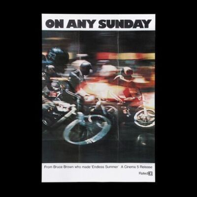 Lot #61 - ON ANY SUNDAY (1971) - US One-Sheet Poster, 1971