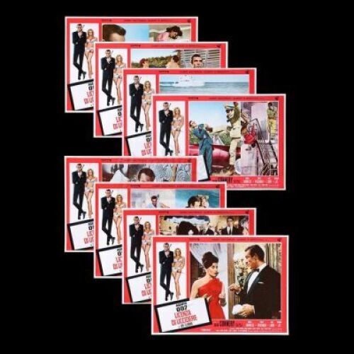Lot #98 - DR. NO (1962) - Carter-Jones Collection: Eight Italian Photobustas, 1971 Release