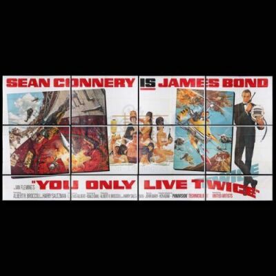 Lot #115 - YOU ONLY LIVE TWICE (1967) - Carter-Jones Collection: US Twenty-Four Sheet Poster, 1967