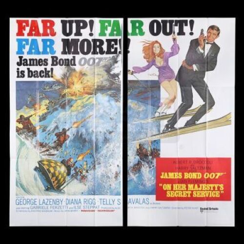 Lot #117 - ON HER MAJESTY'S SECRET SERVICE (1969) - Carter-Jones Collection: US Six-Sheet Poster, 1969