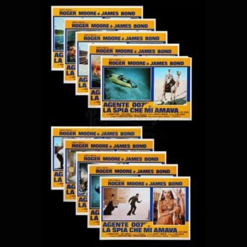 Lot #127 - THE SPY WHO LOVED ME (1977) - Carter-Jones Collection: Ten Italian Photobustas, 1977