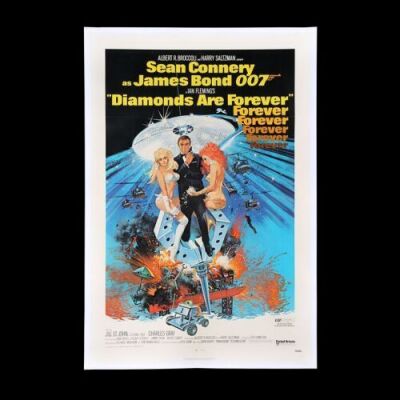 Lot #150 - DIAMONDS ARE FOREVER (1971) - US One-Sheet Poster, 1971
