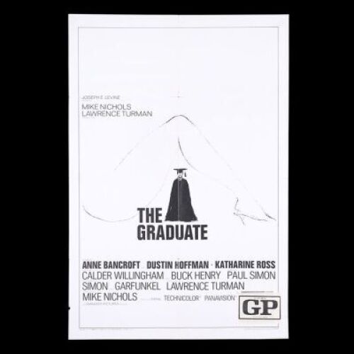 Lot #172 - THE GRADUATE (1968) - US One-Sheet Poster - Style B Pre Awards - Embassy Releasing, 1968