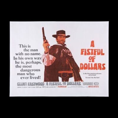 Lot #173 - A FISTFUL OF DOLLARS (1967) - UK Quad Poster, 1967