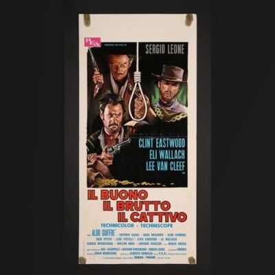 Lot #177 - THE GOOD, THE BAD AND THE UGLY (1966) - Italian Locandina, 1969 Re-Release