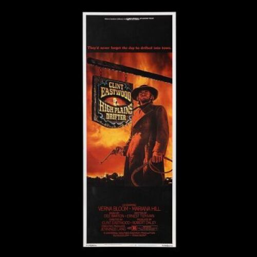 Lot #178 - HIGH PLAINS DRIFTER (1973) - US Insert Poster, 1973