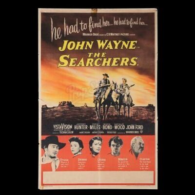Lot #182 - THE SEARCHERS (1956) - British Double Crown Poster, 1956