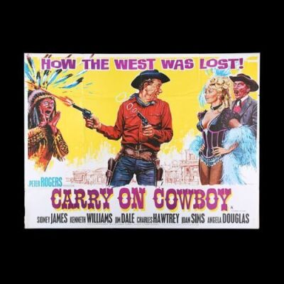 Lot #189 - CARRY ON COWBOY (1965) - UK Quad Poster "Style A" , 1965