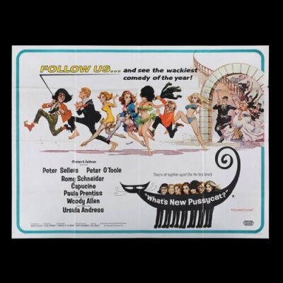 Lot #209 - WHAT'S NEW PUSSYCAT? (1965) - UK Quad Poster, 1965