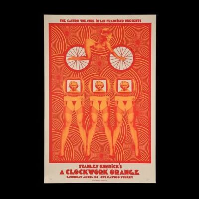 Lot #223 - A CLOCKWORK ORANGE (1971) - Castro Theatre Poster, 2010