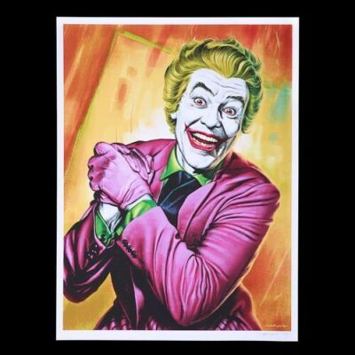 Lot #233 - BATMAN (TV SERIES) - Mondo Poster - Classic Joker (Cesar Romero), 2014