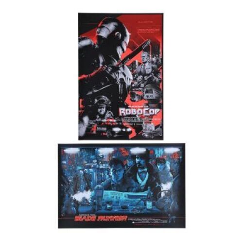 Lot #236 - BLADE RUNNER (1982) / ROBOCOP (1987) - Two Mondo Posters, 2017-18