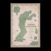 Lot #239 - CREATURE FROM THE BLACK LAGOON (1954) - Mondo Poster - Map Style, 2012
