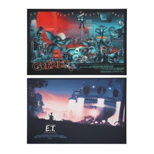 Lot #244 - GREMLINS (1984) AND E.T. (1982) - Two 'Mondo' Posters 2018-19
