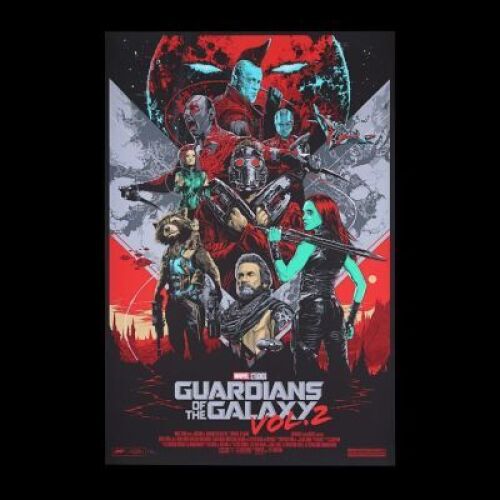 Lot #245 - GUARDIANS OF THE GALAXY: VOLUME 2 (2017) - Mondo Poster, 2017