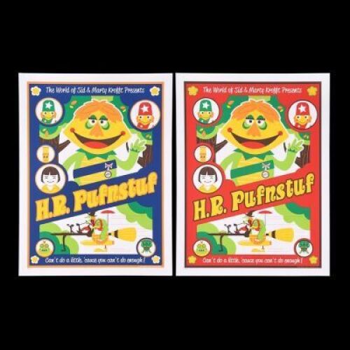 Lot #246 - H.R. PUFNSTUF (TV SERIES 1969) - Two Mondo Posters - Regular and Variant, 2012