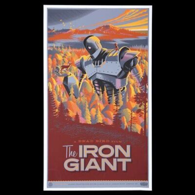 Lot #248 - IRON GIANT (1999) - Mondo Poster, 2012