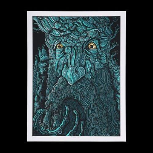 Lot #255 - THE LORD OF THE RINGS (2001) - Mondo Poster - Treebeard "Safe is Where I'll Keep You", 2012