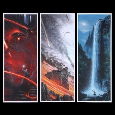 Lot #257 - THE LORD OF THE RINGS TRILOGY (2001-03) - Three Mondo Posters, 2012
