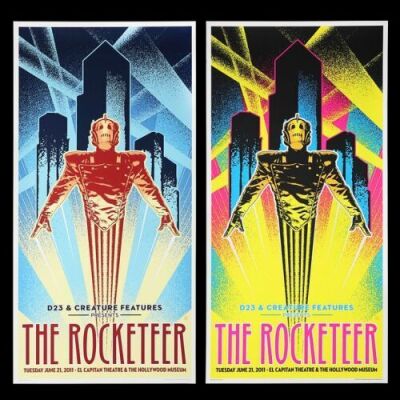 Lot #260 - THE ROCKETEER (1991) - Two Mondo Posters, 2011