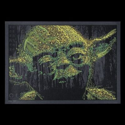 Lot #266 - STAR WARS: THE EMPIRE STRIKES BACK (1980) - Mondo Poster - Yoda 'Great Warrior', 2010