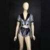INDIANA JONES AND THE TEMPLE OF DOOM (1984) - Opening Scene Dancer Silver and Black Jacket and Hotpants