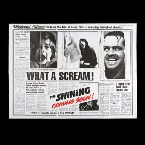 Lot #292 - THE SHINING (1980) - UK Quad Poster, 1980