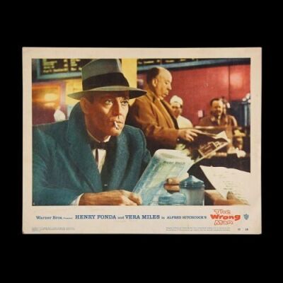 Lot #297 - THE WRONG MAN (1956) - US Lobby Card, 1956