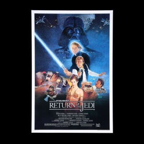 Lot #306 - STAR WARS: RETURN OF THE JEDI (1983) - Howard Kazanjian Collection: US One-Sheet Poster - "Style B" Studio Style, 1983