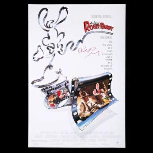 Lot #309 - WHO FRAMED ROGER RABBIT (1988) - Howard Kazanjian Collection: Autographed US One-Sheet Poster, 1988