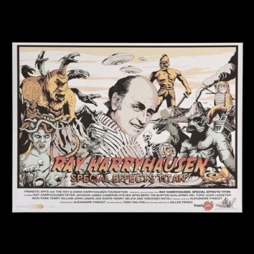 Lot #328 - RAY HARRYHAUSEN: SPECIAL EFFECTS TITAN (2012) - UK Quad Poster, 2012