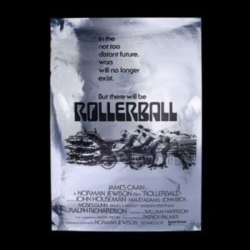 Lot #329 - ROLLERBALL (1975) - US One-Sheet Poster - Foil Advance, 1975