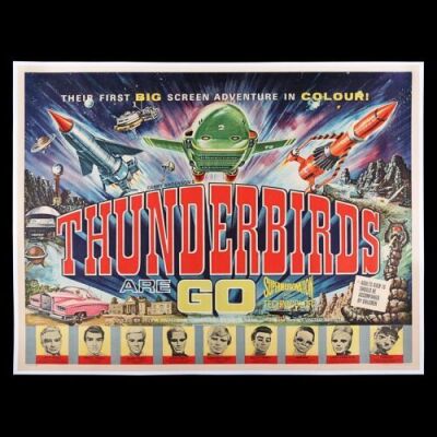 Lot #335 - THUNDERBIRDS ARE GO (1966) - UK Quad Poster, 1966