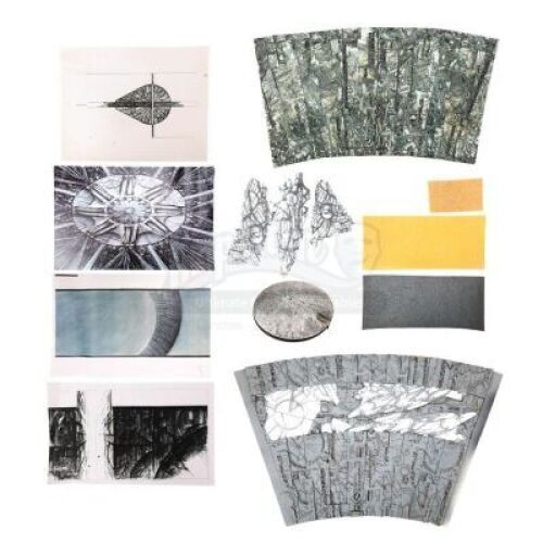 Lot #93 - Independence Day - Destroyer Components and Prints
