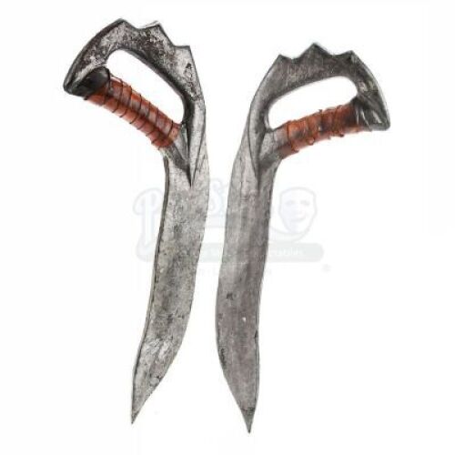 Lot #108 - King Arthur - Bors' (Ray Winstone) Stunt Fighting Blades
