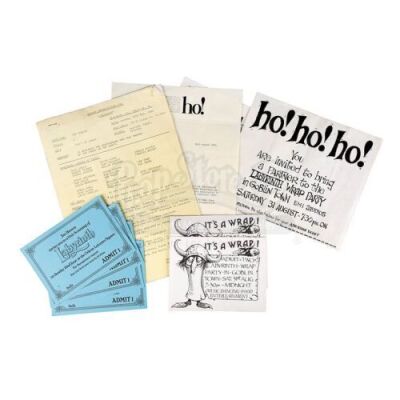 Lot #119 - Labyrinth - Call Sheets and Tickets