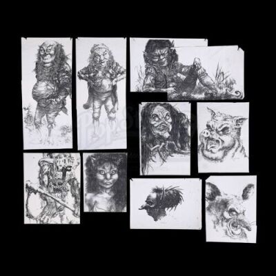 Lot #123 - Legend - Nine Production Artworks